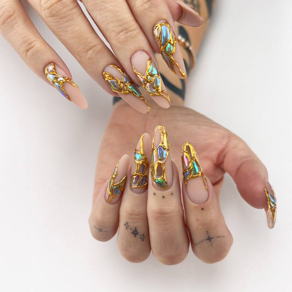 Architectural manicure design