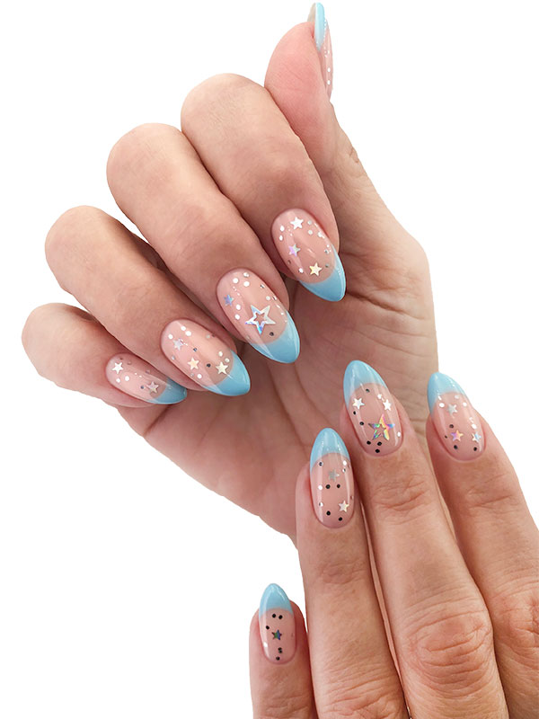 Professional manicure finish