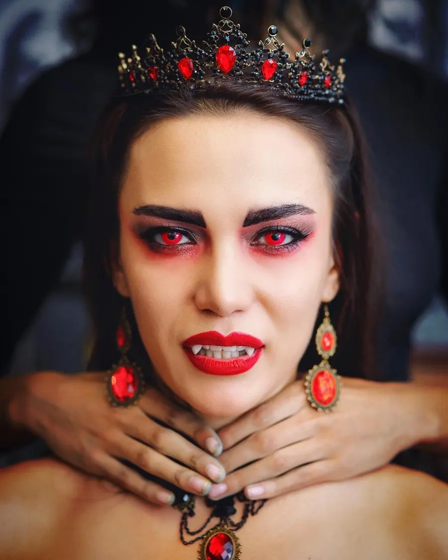 Halloween editorial portrait created at Nail Art Department