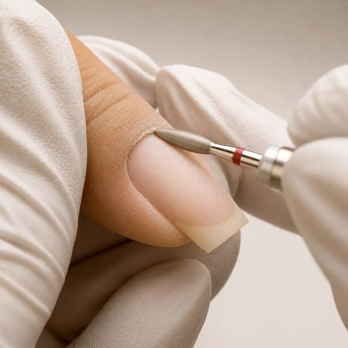 Precision e-file Russian manicure at Nail Art Department